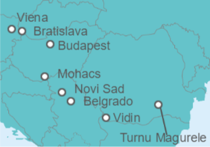 Itinerario del Crucero Danubio al completo II - Crucemundo