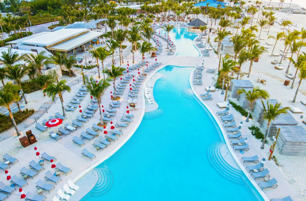 Bimini Beach Club desde el aire