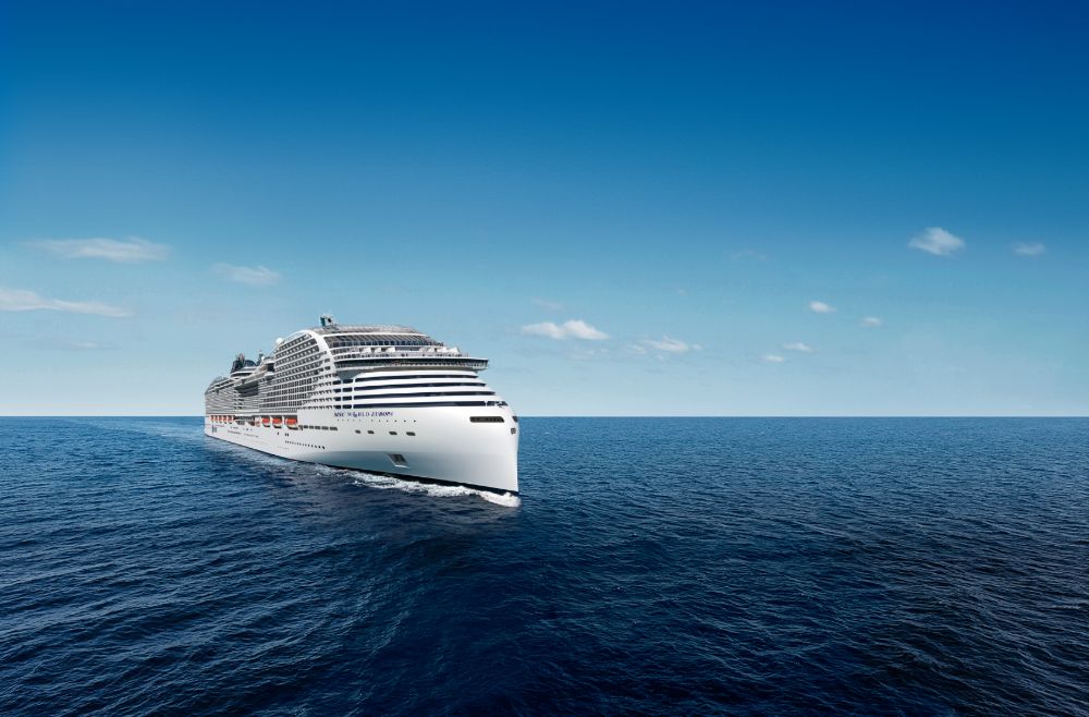 Msc World Europa en mar