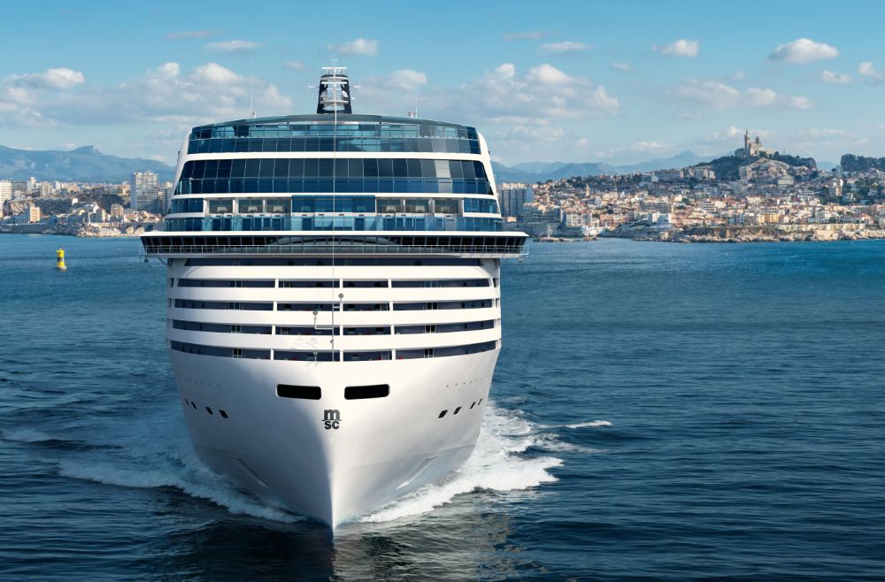 Msc World Europa navegando