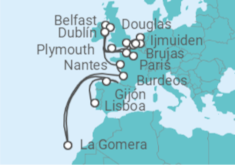 Itinerario del Crucero Horizontes europeos - Oceania Cruises