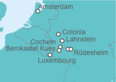 Itinerario del Crucero Holanda, Alemania - AmaWaterways