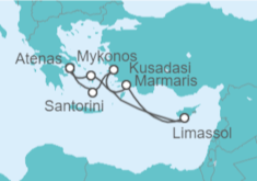 Itinerario del Crucero Grecia, Turquía, Chipre - MSC Cruceros