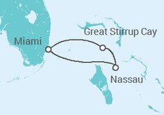 Itinerario del Crucero Bahamas 2025 - NCL Norwegian Cruise Line