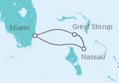 Itinerario del Crucero Bahamas: Great Stirrup Cay y Nasáu - NCL Norwegian Cruise Line