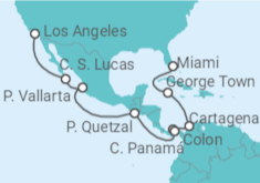 Itinerario del Crucero Islas Caimán, Colombia, Panamá, México - Royal Caribbean