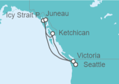 Itinerario del Crucero Experiencia en Alaska - Royal Caribbean