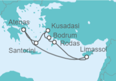 Itinerario del Crucero Grecia, Turquía, Chipre 2025 - Royal Caribbean