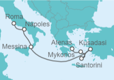 Itinerario del Crucero Grecia, Turquía, Italia - Royal Caribbean