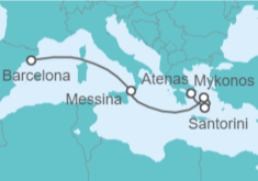 Itinerario del Crucero Grecia e Italia - Royal Caribbean