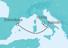 Itinerario del Crucero Italia - Royal Caribbean