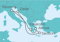 Itinerario del Crucero Croacia, Grecia - Royal Caribbean