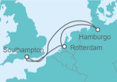 Itinerario del Crucero Hamburgo y Rotterdam - Royal Caribbean