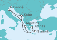 Itinerario del Crucero Grecia y Adriático  - Royal Caribbean