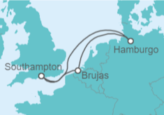 Itinerario del Crucero Hamburgo y Brujas - Royal Caribbean