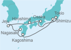 Itinerario del Crucero Japón, Corea Del Sur - Celebrity Cruises