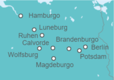 Itinerario del Crucero De Berlín a Hamburgo: descubriendo las ciudades hanseáticas - CroisiEurope