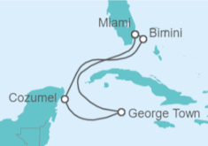 Itinerario del Crucero México, Islas Caimán - Celebrity Cruises