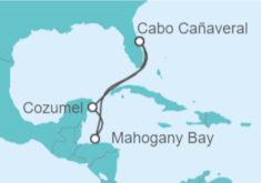 Itinerario del Crucero México - Carnival Cruise Line