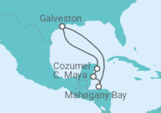 Itinerario del Crucero México - Carnival Cruise Line