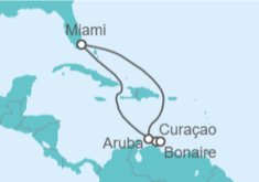 Itinerario del Crucero Curaçao, Aruba - Carnival Cruise Line