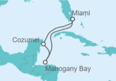 Itinerario del Crucero México - Carnival Cruise Line