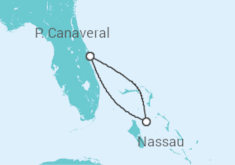 Itinerario del Crucero Bahamas - Carnival Cruise Line