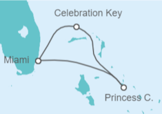 Itinerario del Crucero De Miami a Bahamas  - Carnival Cruise Line