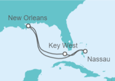 Itinerario del Crucero Bahamas desde Nueva York - Carnival Cruise Line