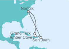 Itinerario del Crucero Puerto Rico, Bahamas - Carnival Cruise Line