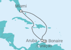 Itinerario del Crucero Aruba, Curaçao - Carnival Cruise Line