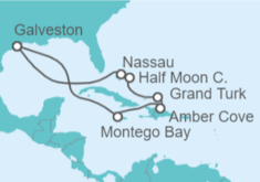 Itinerario del Crucero Jamaica, Bahamas - Carnival Cruise Line