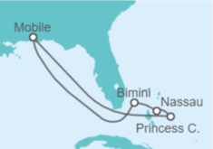 Itinerario del Crucero Bahamas - Carnival Cruise Line