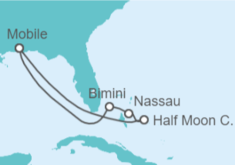 Itinerario del Crucero Bahamas - Carnival Cruise Line