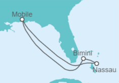 Itinerario del Crucero Bahamas - Carnival Cruise Line