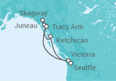 Itinerario del Crucero Alaska - Carnival Cruise Line