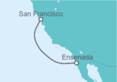 Itinerario del Crucero De San Francisco a Ensenada - Carnival Cruise Line