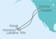 Itinerario del Crucero Alaska - Carnival Cruise Line