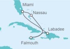 Itinerario del Crucero Bahamas y Jamaica - Royal Caribbean