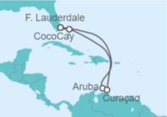 Itinerario del Crucero Aruba, Curaçao y  CocoCay - Royal Caribbean