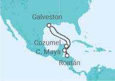 Itinerario del Crucero México, Honduras - Royal Caribbean