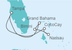 Itinerario del Crucero Bahamas, Estados Unidos (EE.UU.) - Royal Caribbean