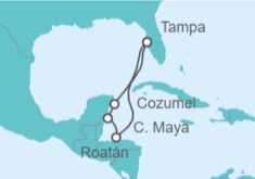 Itinerario del Crucero México, Honduras - Royal Caribbean