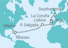 Itinerario del Crucero España, Portugal, Bahamas - Royal Caribbean
