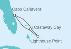 Itinerario del Crucero Lighthouse Point y Castaway Cay - Disney Cruise Line