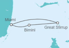 Itinerario del Crucero Bahamas: Great Stirrup Cay y Bimini - NCL Norwegian Cruise Line