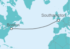 Itinerario del Crucero Desde Southampton a Boston - NCL Norwegian Cruise Line