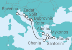 Itinerario del Crucero Grecia, Croacia y Montenegro - Celebrity Cruises