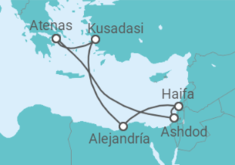 Itinerario del Crucero Israel, Egipto, Turquía - Celebrity Cruises