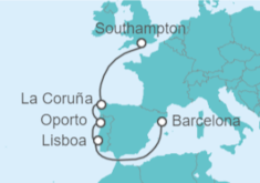 Itinerario del Crucero Portugal y España - Celebrity Cruises